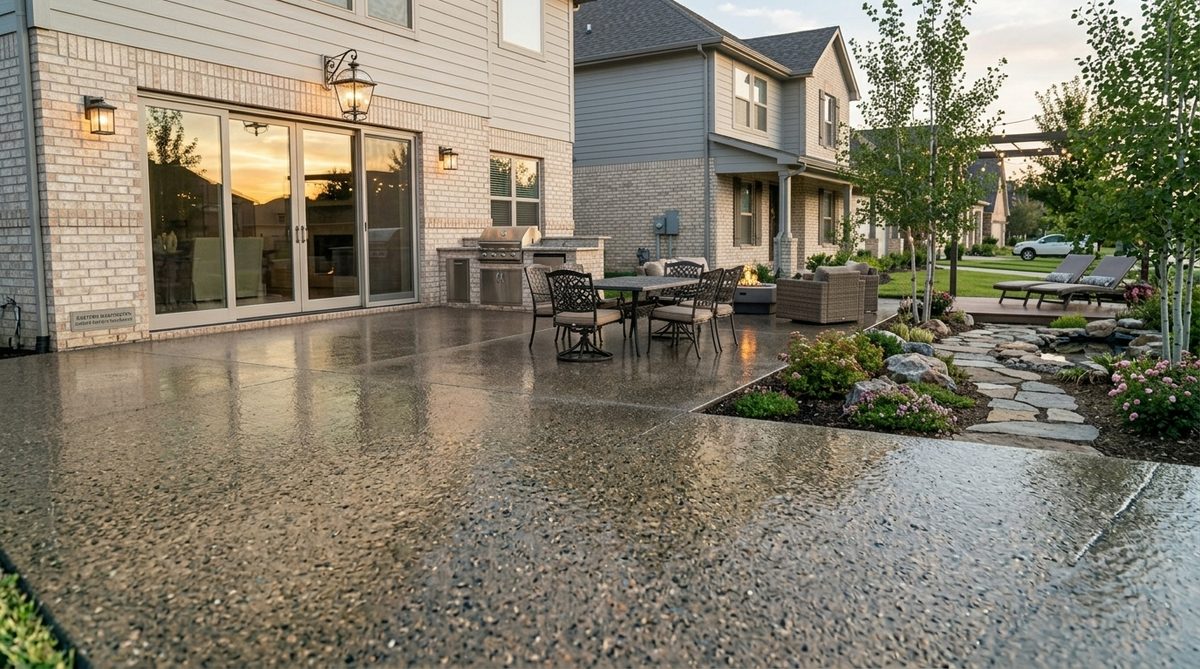 Exterior patio coating